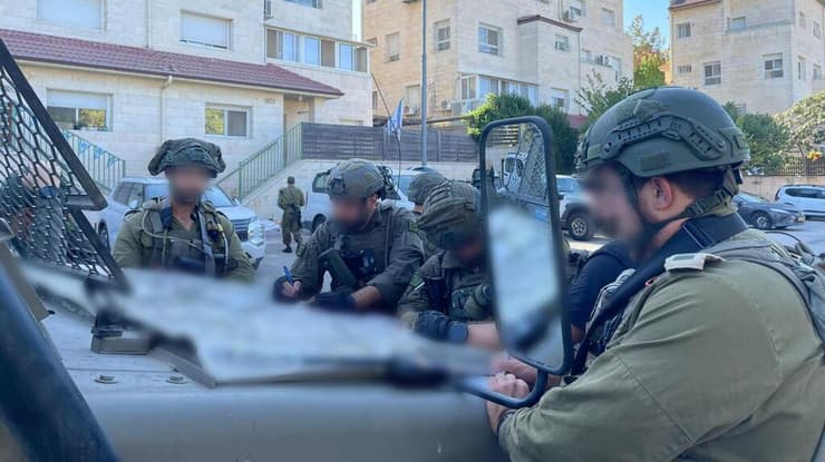 אוגדת יהודה ושומרון בזמן התרגיל