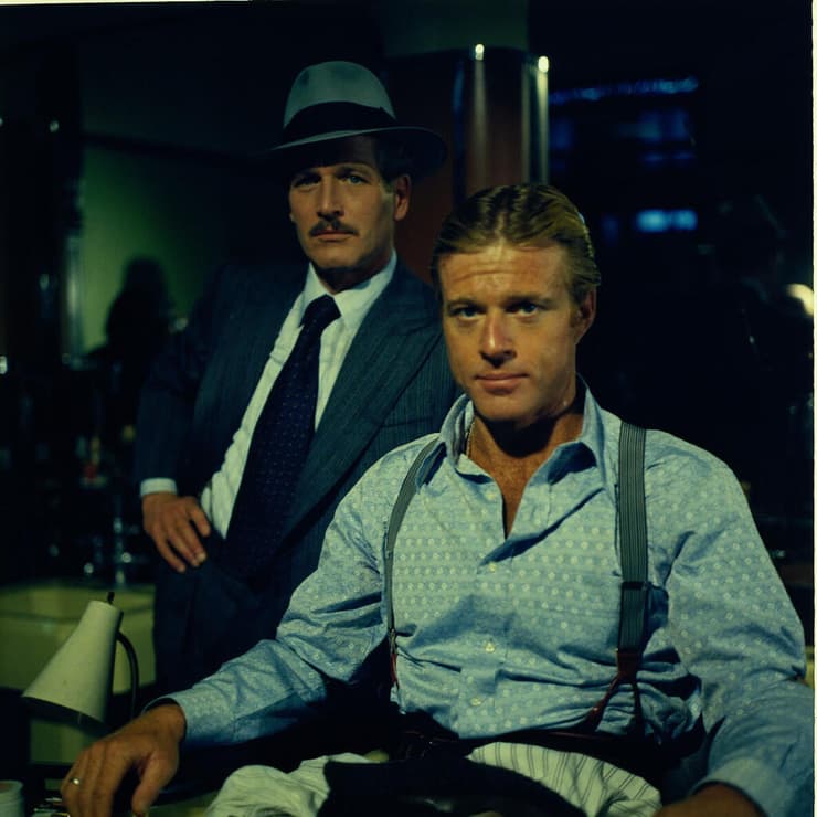 רוברט רדפורד (מימין) מתוך "העוקץ"