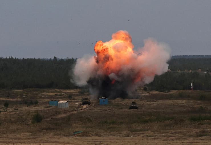 בלארוס תרגיל של צבא בלארוס עם צבא רוסיה