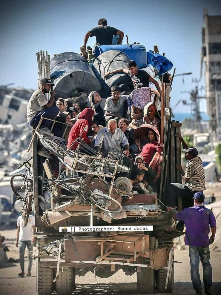 עקורים בעזה