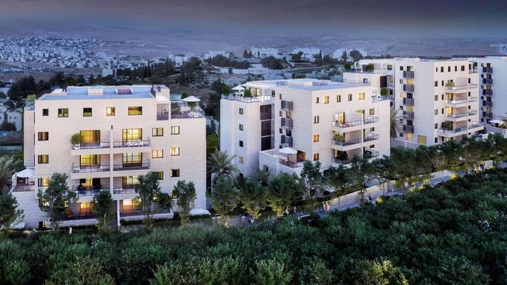 הדמיית פרויקט חדש בפסגת זאב בירושלים