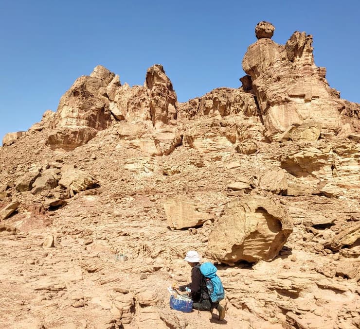 סימון שביל חדש למרגלות הספינקס
