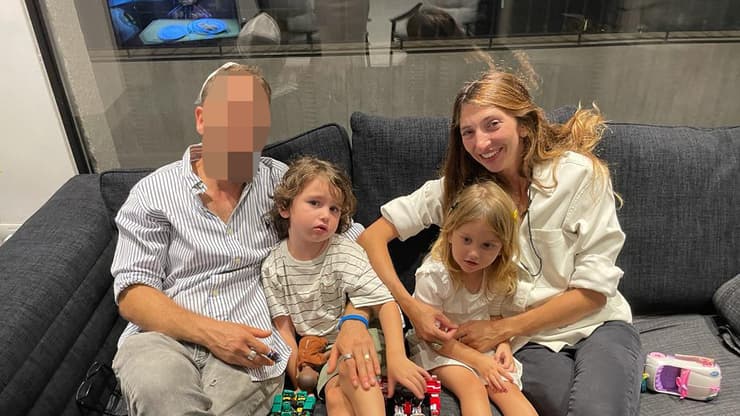 דניאל לוין, בעלה והילדים. "חצי שנה לא הצלחתי לעבוד" דניאל לוין, בעלה והילדים