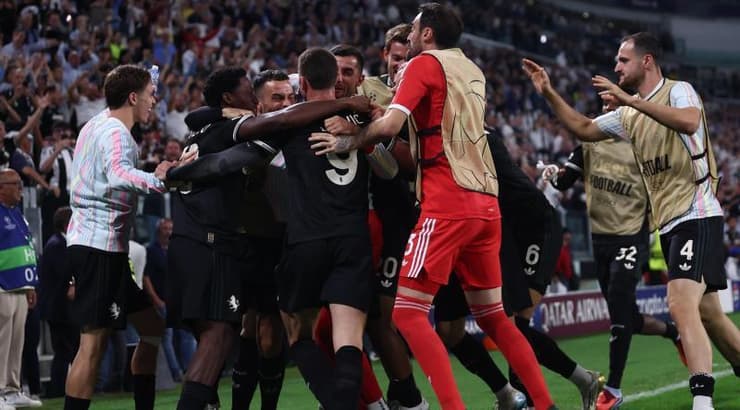 שחקני יובנטוס בטירוף אחרי ה-4:4