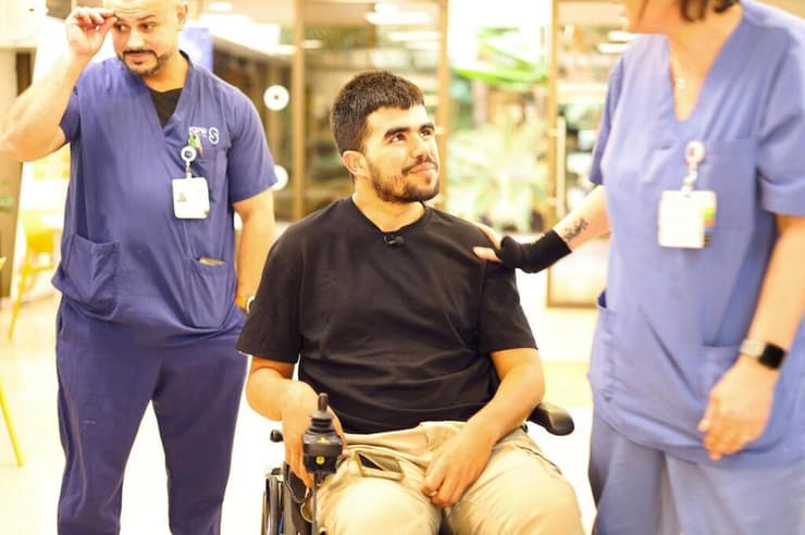 איתי אסולין פצוע חרבות ברזל דובר צה"ל שיקום