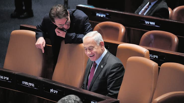 בועז ביסמוט עם בנימין נתניהו