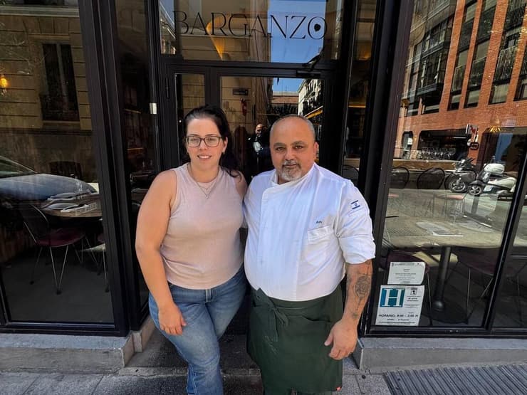 אביב ותמי מזרחי, בעלים של מסעדה במדריד