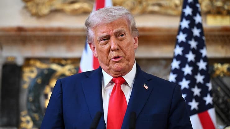 הצהרת נשיא ארה"ב דונלד טראמפ וראש ממשלת בריטניה קיר סטרמר