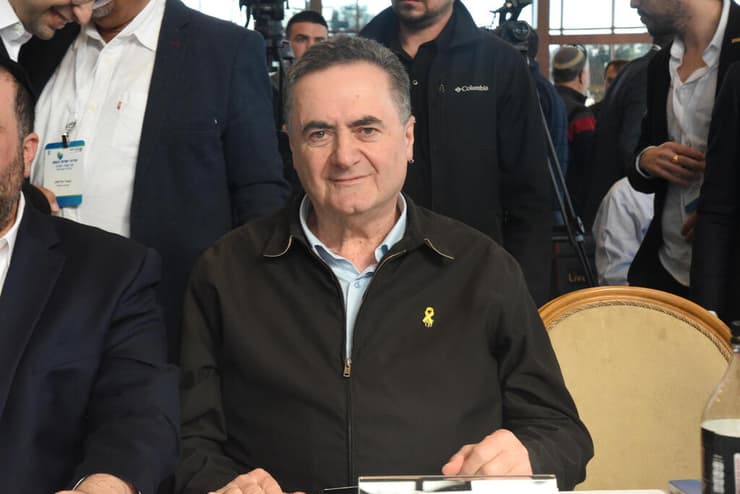 שר הביטחון כ"ץ. ממובילי משווקי ה"פייק נראטיב" (צילום: אביהו שפירא) ישראל כ"ץ