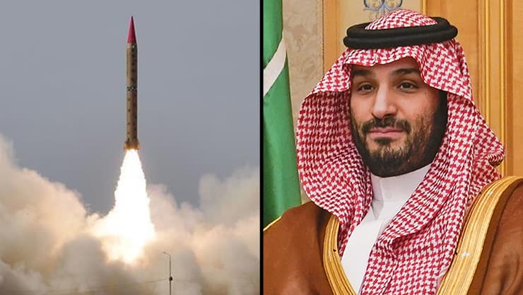 יורש העצר הסעודי וטיל "שאהין 2" של פקיסטן. מטרייה גרעינית, "למקרה הצורך" 