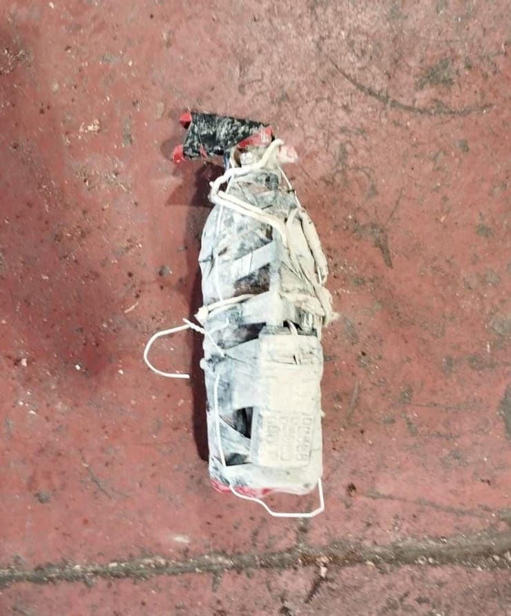 מטען חבלה שהתגלה במוסך במישור אדומים