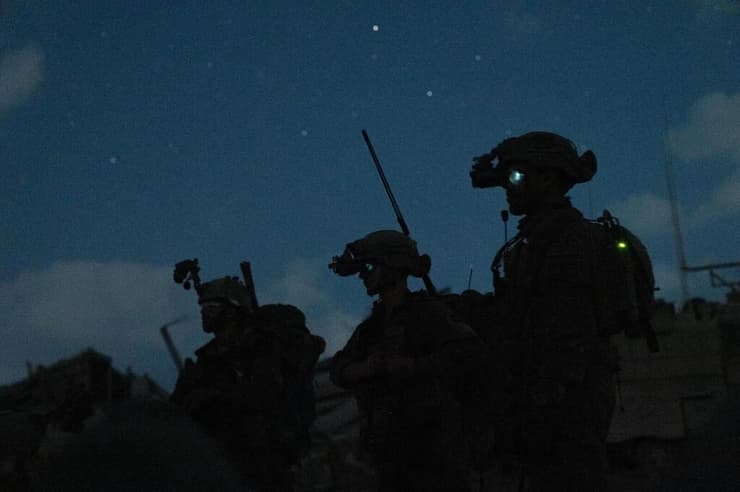 פעילות כוחות אוגדה 162 בעיר עזה