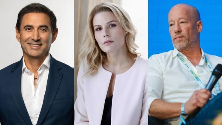 מימין: ערן רייניש, קארן שווק ואורן בן ישי