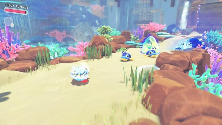 מתוך הגרסה החדשה של Kirby and The Forgotten Land 