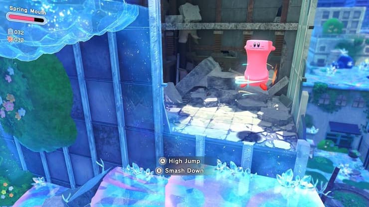 מתוך הגרסה החדשה של Kirby and The Forgotten Land 