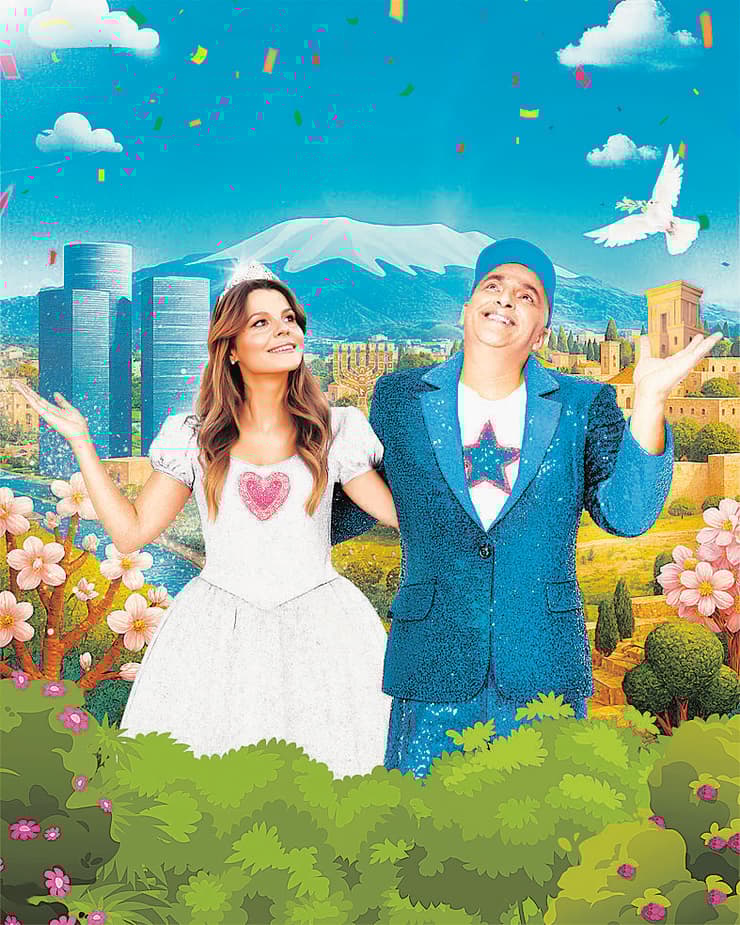 רינת גבאי עם יובל המבולבל בהפקת חנוכה החדשה "הללויה"