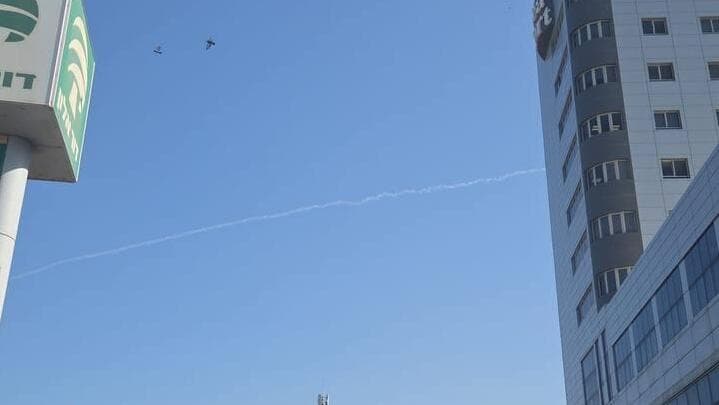 יירוטים באזור אשדוד ואשקלון בעקבות שיגור רקטה מרצועת עזה