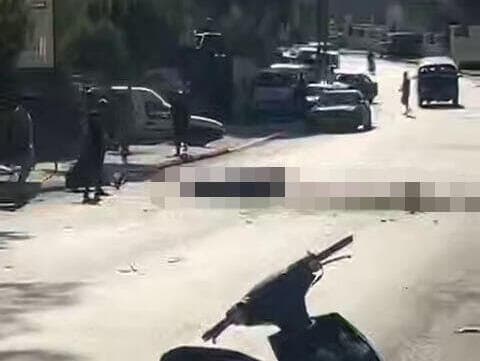 זירת התקיפה בבינת ג'בל פצוע בתקיפה בבינת ג'ביל