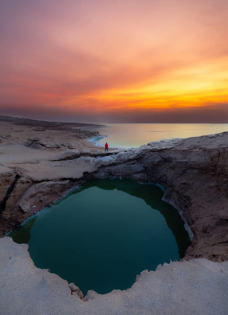 זריחה בים המלח