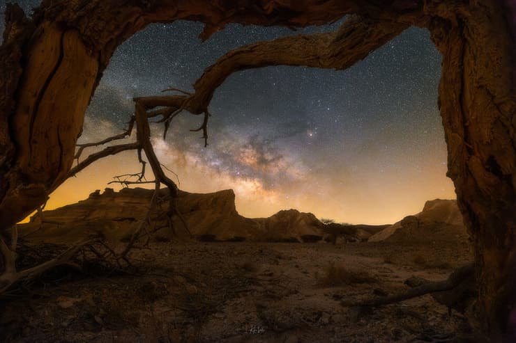 שביל החלב בנחל פארן