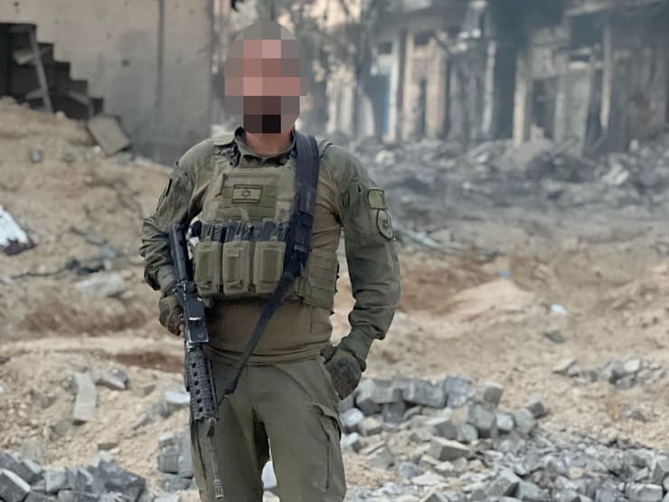 מארב של 14 מחבלים. מ' במהלך שירותו בצה"ל (צילום: דובר צה"ל) מ' חייל צה"ל שיקום