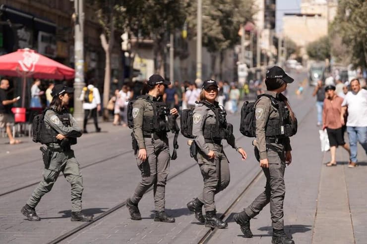 צילום: דוברות המשטרה היערכות משטרת ישראל בירושלים בערב ראש השנה