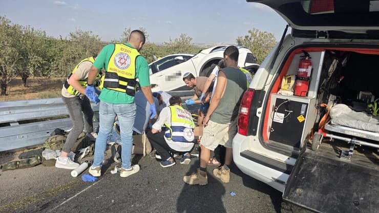 הרוג ופצוע בתאונת דרכים סמוך למבוא חורון