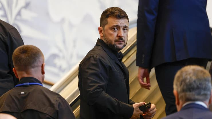 ולדימיר זלנסקי, נשיא אוקראינה, בעצרת הכללית של האו"ם בניו יורק