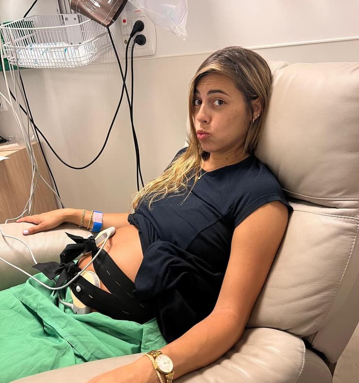 כסף הוא לא שיקול. נוי במהלך ההיריון (צילום: אלבום ביתי) נוי במהלך ההיריון