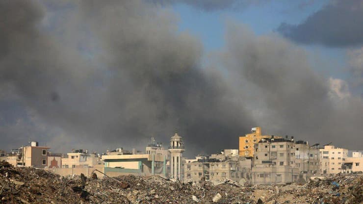 תקיפות אוויריות בעיר עזה