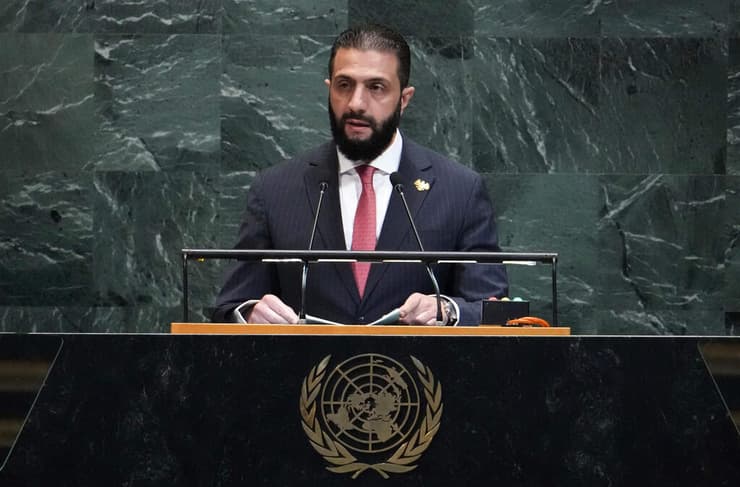 الجولاني رئيس سوريا في الجمعية العامة للأمم المتحدة في نيويورك