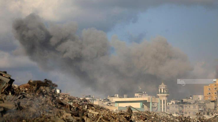 תקיפות אוויריות בעיר עזה