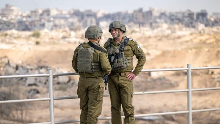 הרמטכ״ל רב אלוף אייל זמיר בסיור והערכת מצב ב דרום העיר עזה