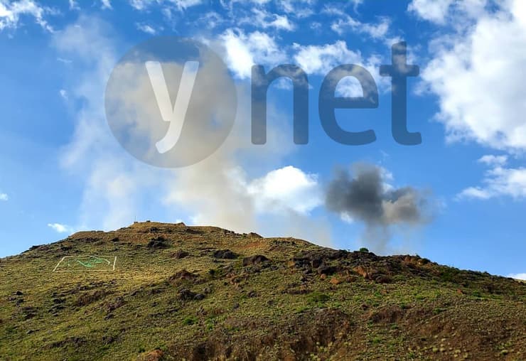 תיעוד מהתקיפה בצנעא