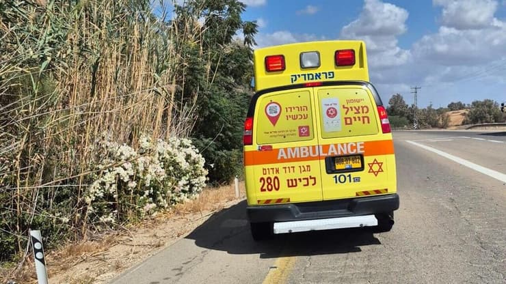 צילום: תיעוד מבצעי מד"א זירת הירי בכביש 334