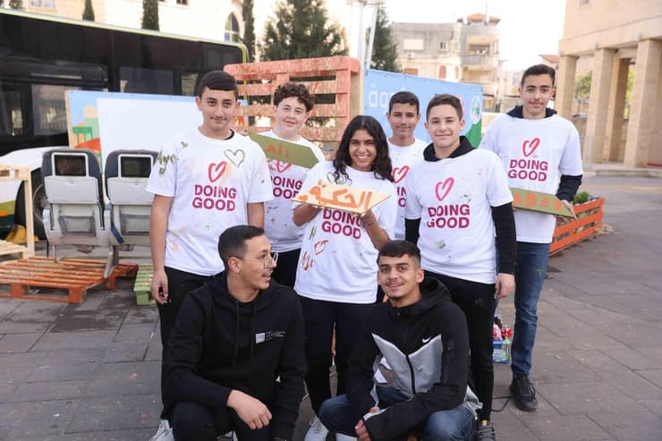 מתנדבי "רוח טובה" מהחברה הערבית