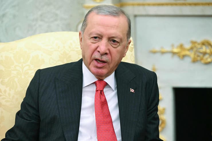 נשיא ארה"ב דונלד טראמפ עם נשיא טורקיה רג'פ טאיפ ארדואן