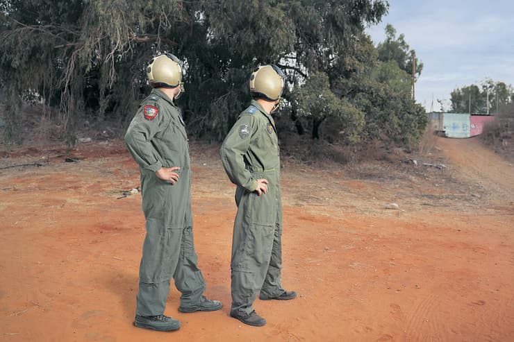 סא"ל (במיל') תבור (מימין) ורס"ן (במיל') בועז