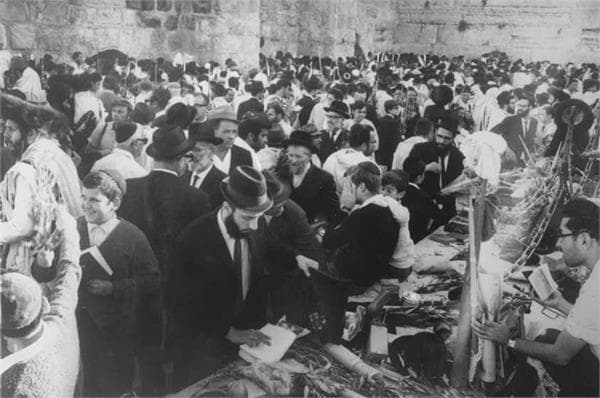 שוק ארבעת המינים בכותל, 1970