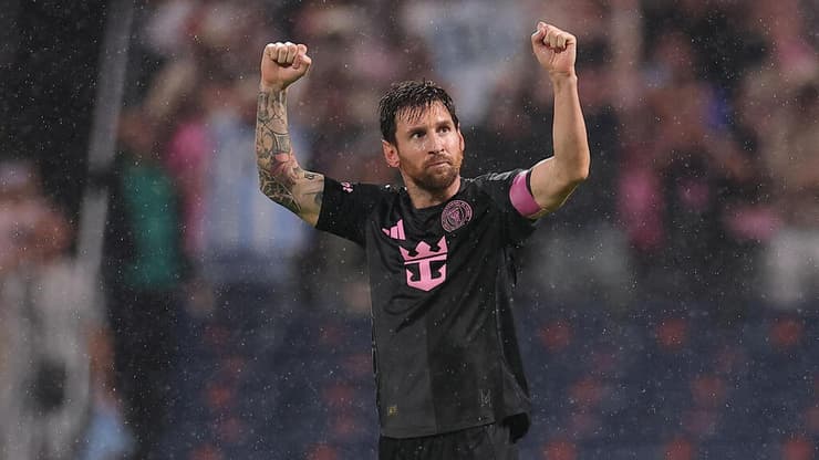 סחף את אינטר מיאמי לניצחון שלישי ברציפות. לאו מסי (Dustin Satloff / AFP) שחקן אינטר מיאמי לאו מסי