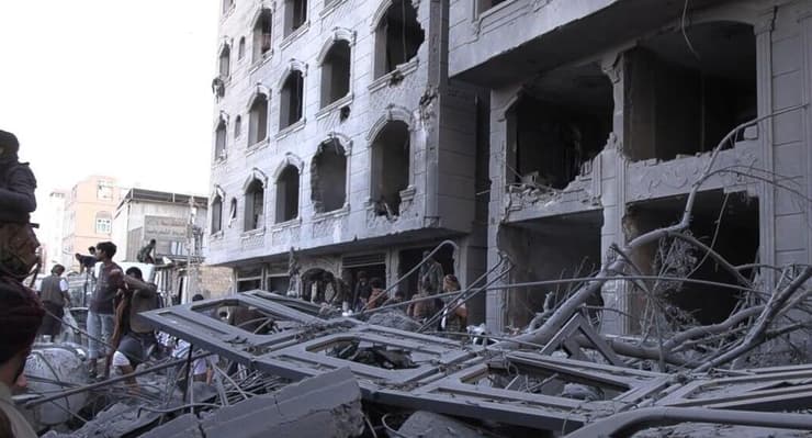 נזקי התקיפה הישראלית בצנעא