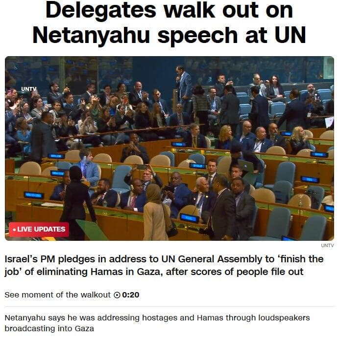 יציאת השגרירים, בכותרת של CNN הכותרות בעולם