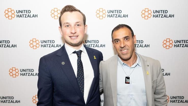 אלכס וויטקוף באירוע איחוד הצלה