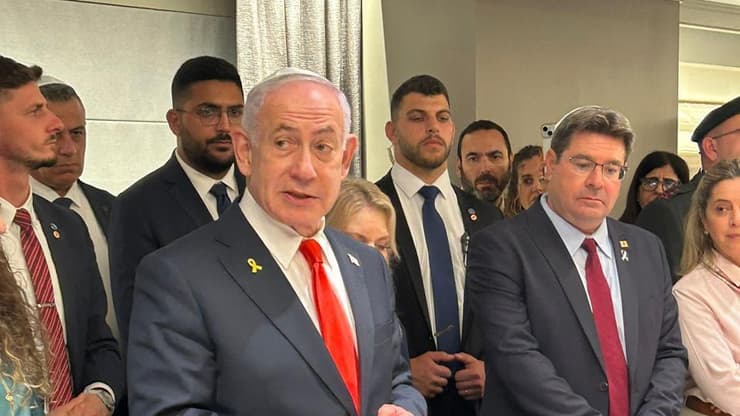 ראש הממשלה בנימין נתניהו בקבלת שבת בקונסוליה הישראלית בניו יורק