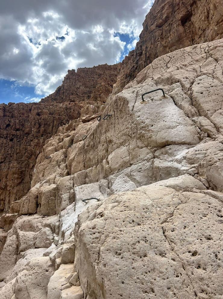 מסלול הטיול בנחל דוד