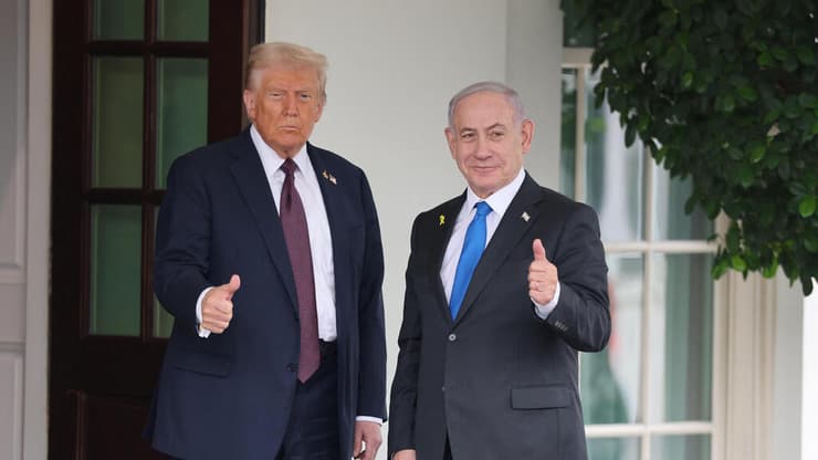 נתניהו וטראמפ בבית הלבן