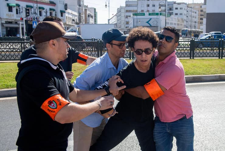 רבאט מרוקו הפגנות מחאות רפורמה בריאות ו חינוך