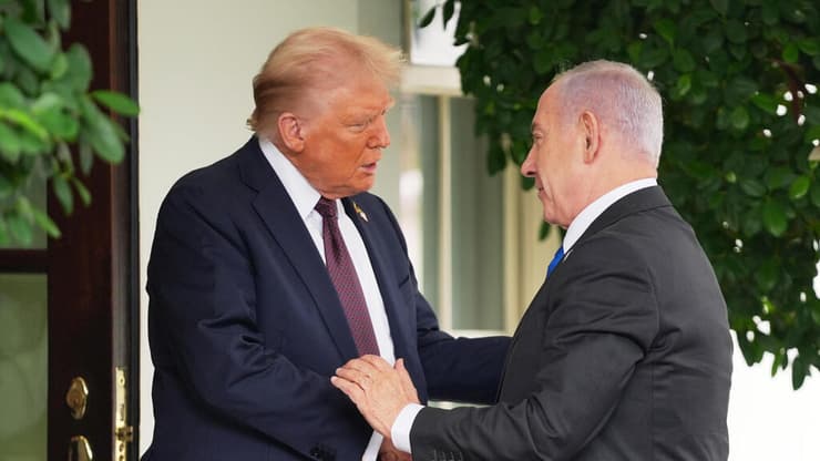 נתניהו וטראמפ בבית הלבן
