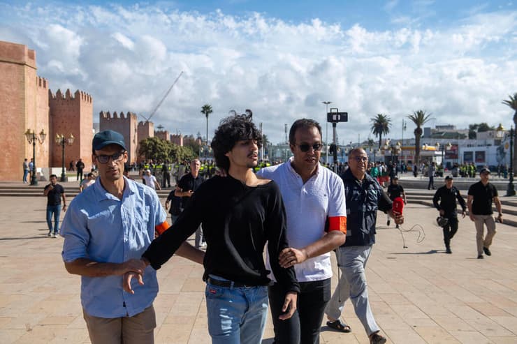 רבאט מרוקו הפגנות מחאות רפורמה בריאות ו חינוך