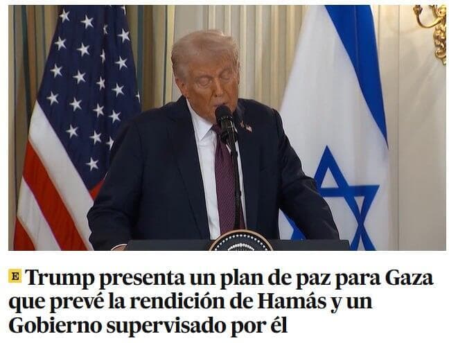 סיקור בעולם מסיבת עיתונאים טראמפ נתניהו על הסכם לסיום המלחמה אל פאיס